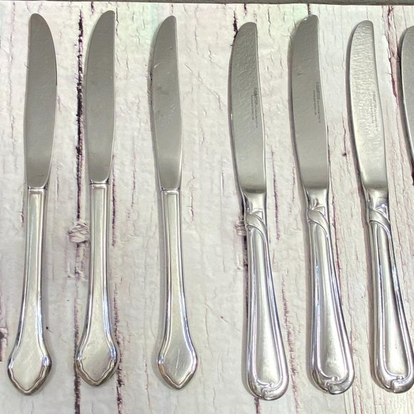 24 Mismatched Silver Plated Forks and knives - Wedding Silverware - Vintage Silv - Picture 3 of 10